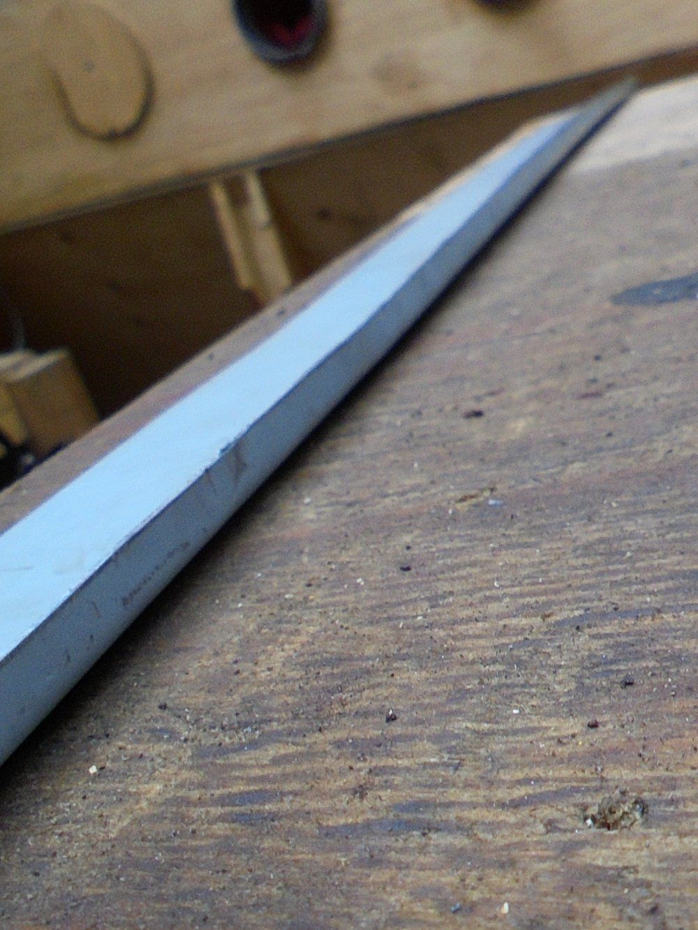 1965 series 2a station wagon bulkhead making gutter piece6.JPG