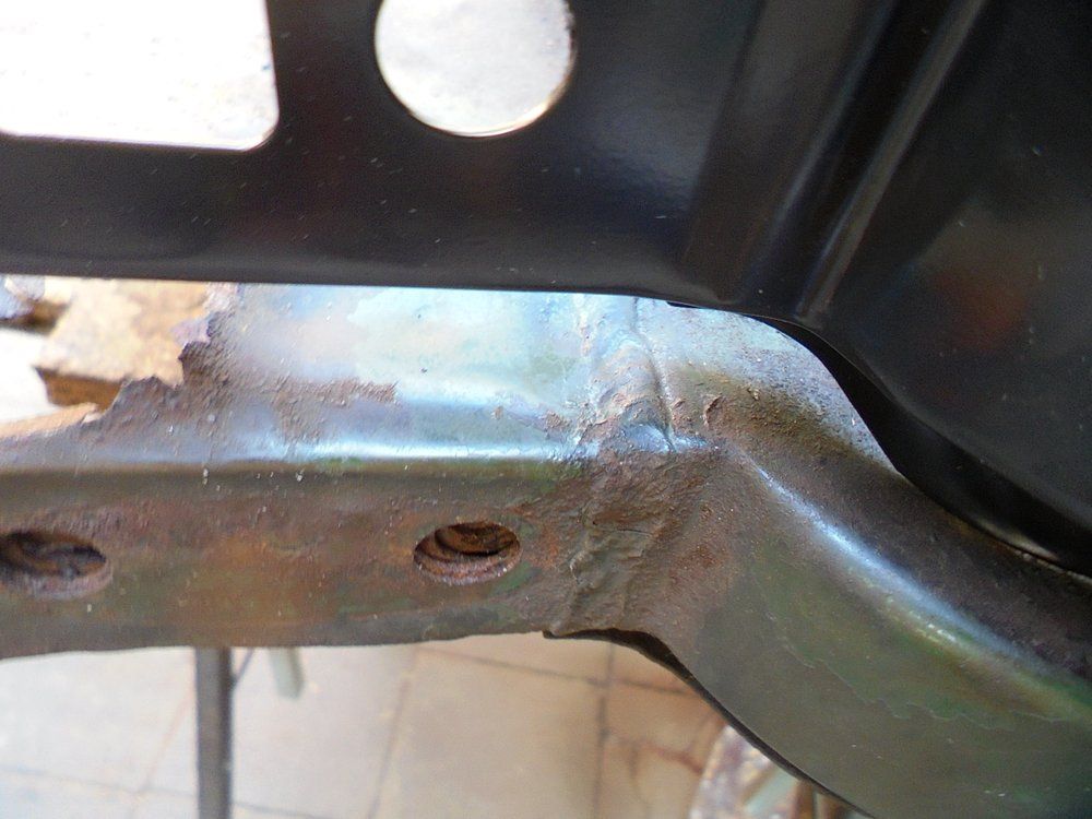 1965 series 2a station wagon  bulkhead replacement lower A post fitment issues2.JPG