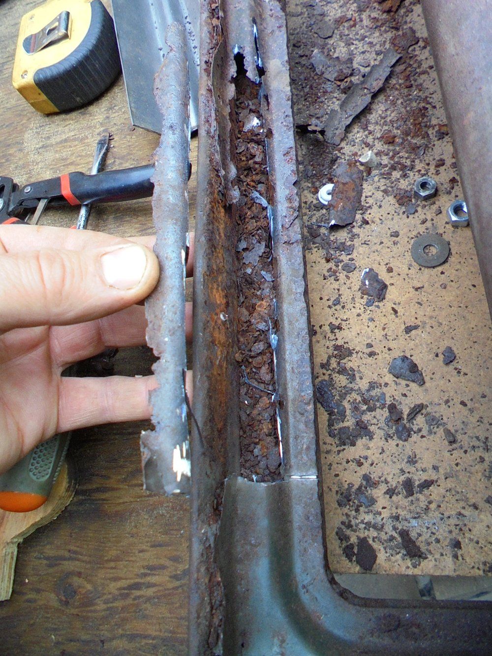 1965 series 2a station wagon bulkhead top lip repair2.JPG
