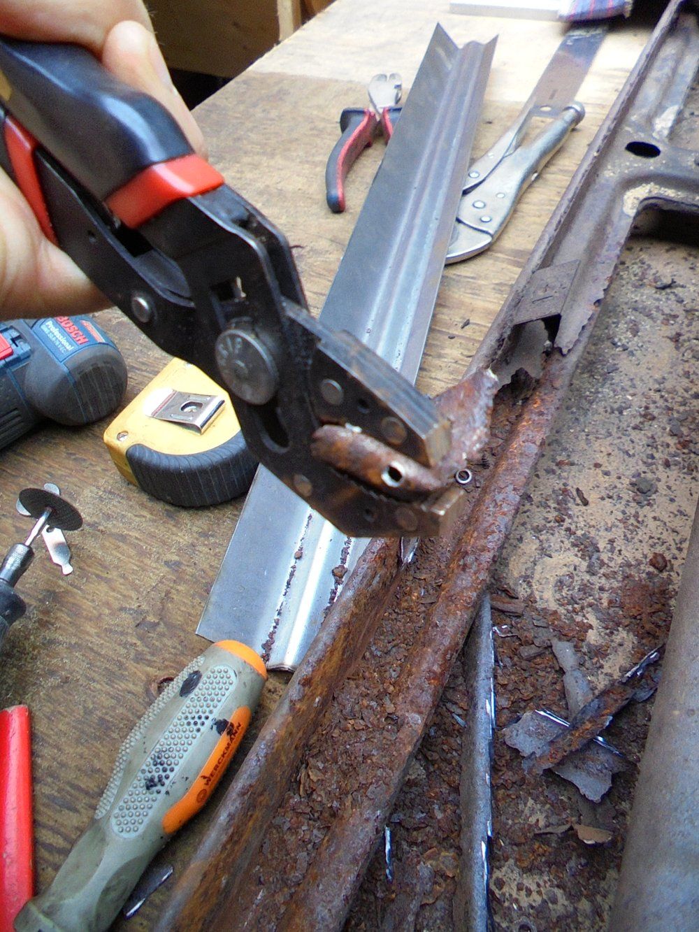 1965 series 2a station wagon bulkhead top lip repair6.JPG