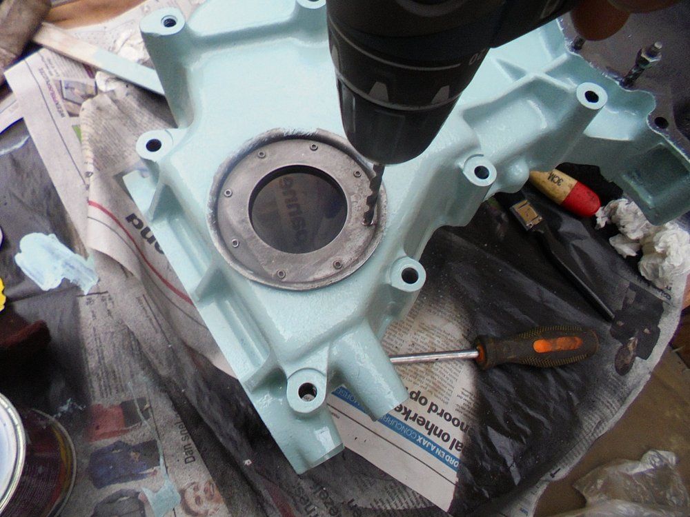 1965 series 2a station wagon front crankshaft mud shield3.JPG