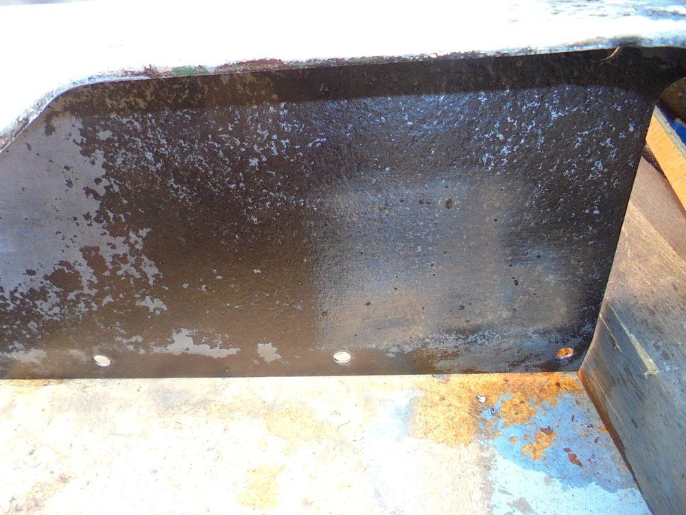 1965 series 2a station wagon front radiator support pre sand blasting1.JPG