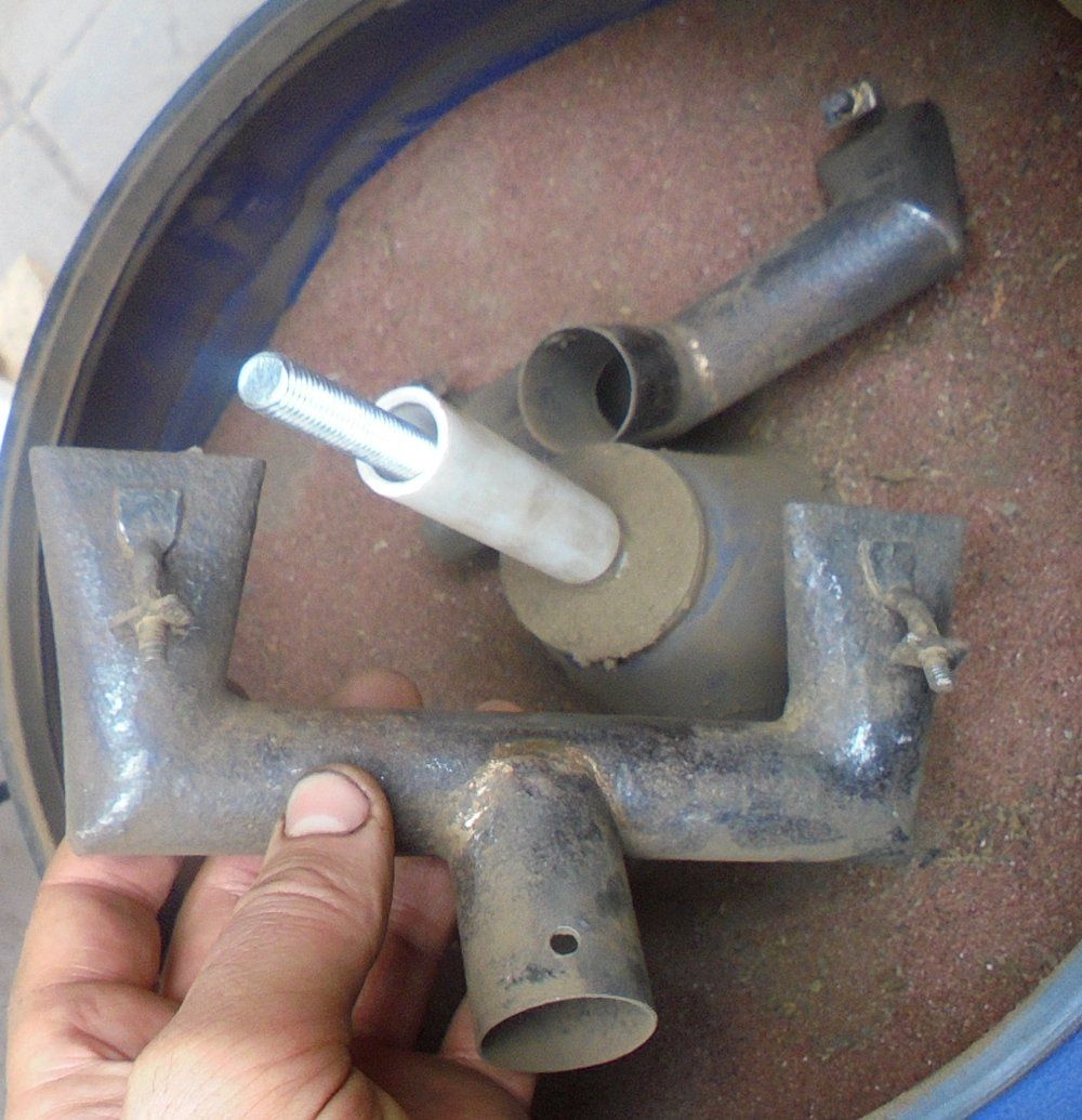 1965 series 2a station wagon heater tubes in vibro drum4.JPG