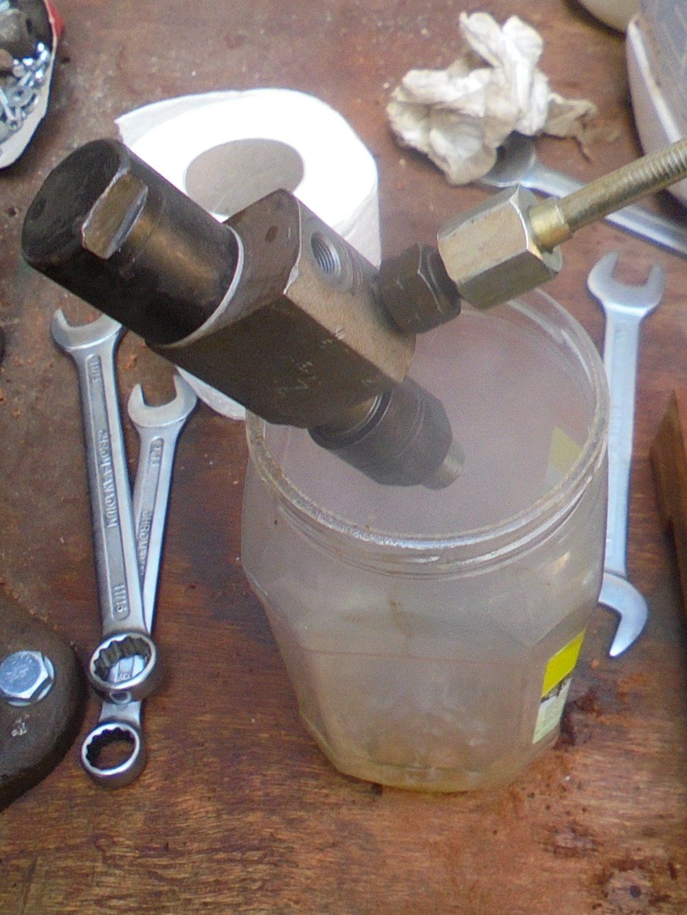 1965 series 2a station wagon pop testing injectors5.JPG