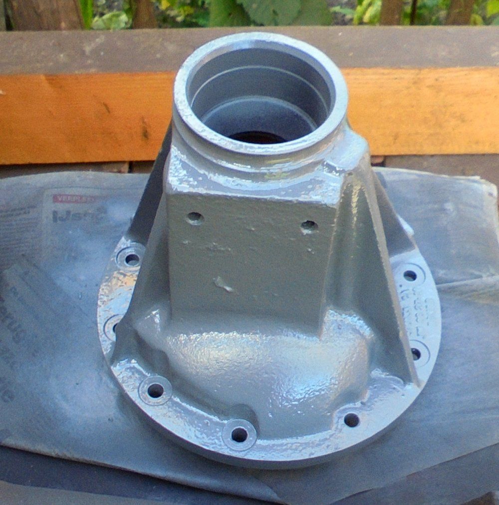 1965 series 2a station wagon rear differential casing painted in ferpox at last.JPG