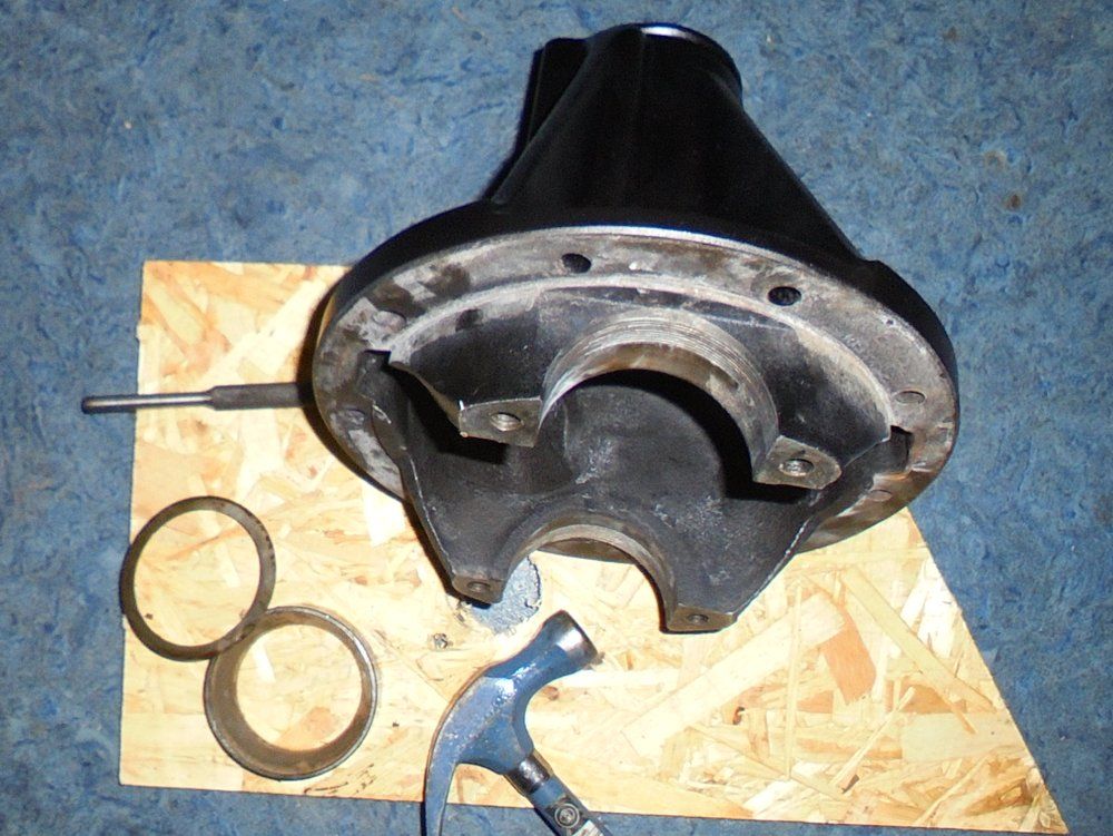 1965 series 2a station wagon replacement front differential removal of large pinion bearing.JPG
