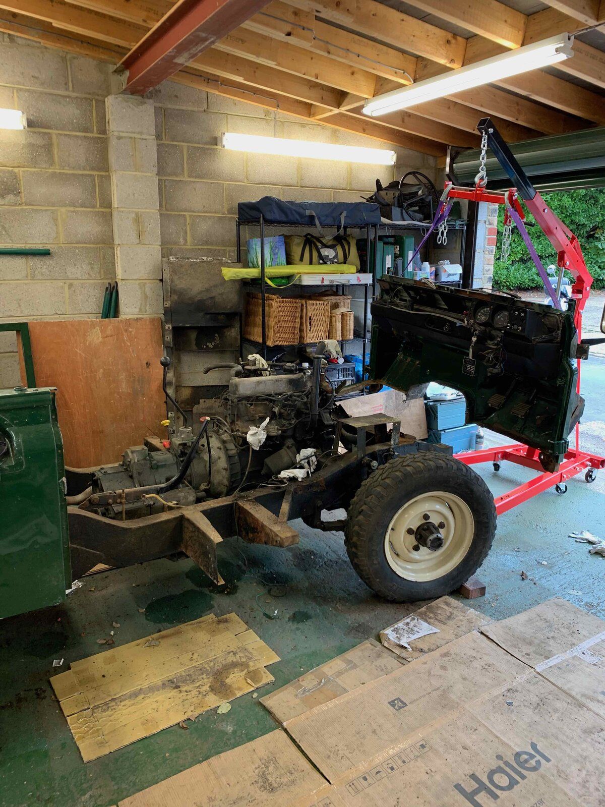 Land rover series clearance 2a chassis replacement