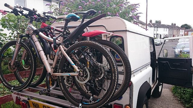 Carrying mountain bikes in a Defender LandyZone Land Rover Forum
