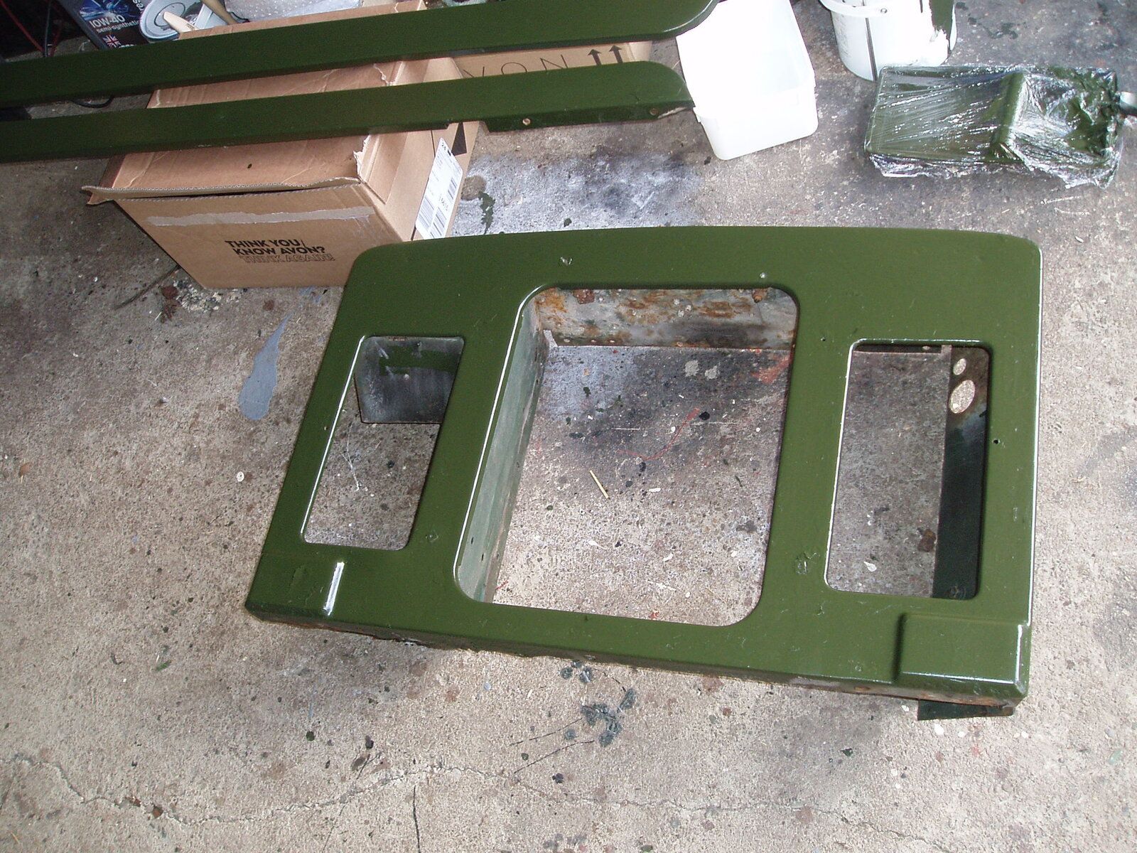 Front panel painted.JPG