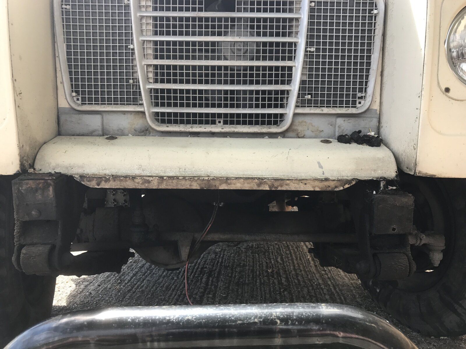Land rover series 3 front bumper deals