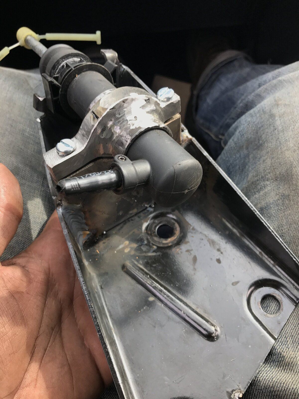 freelander td4 clutch master cylinder replacement
