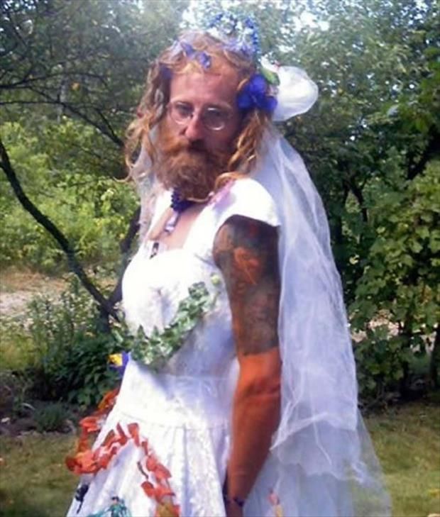 Wedding dress top for old man