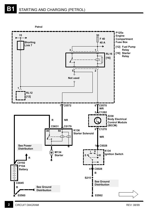 Range Rover P38 Relay Diagram - Wiring Diagram