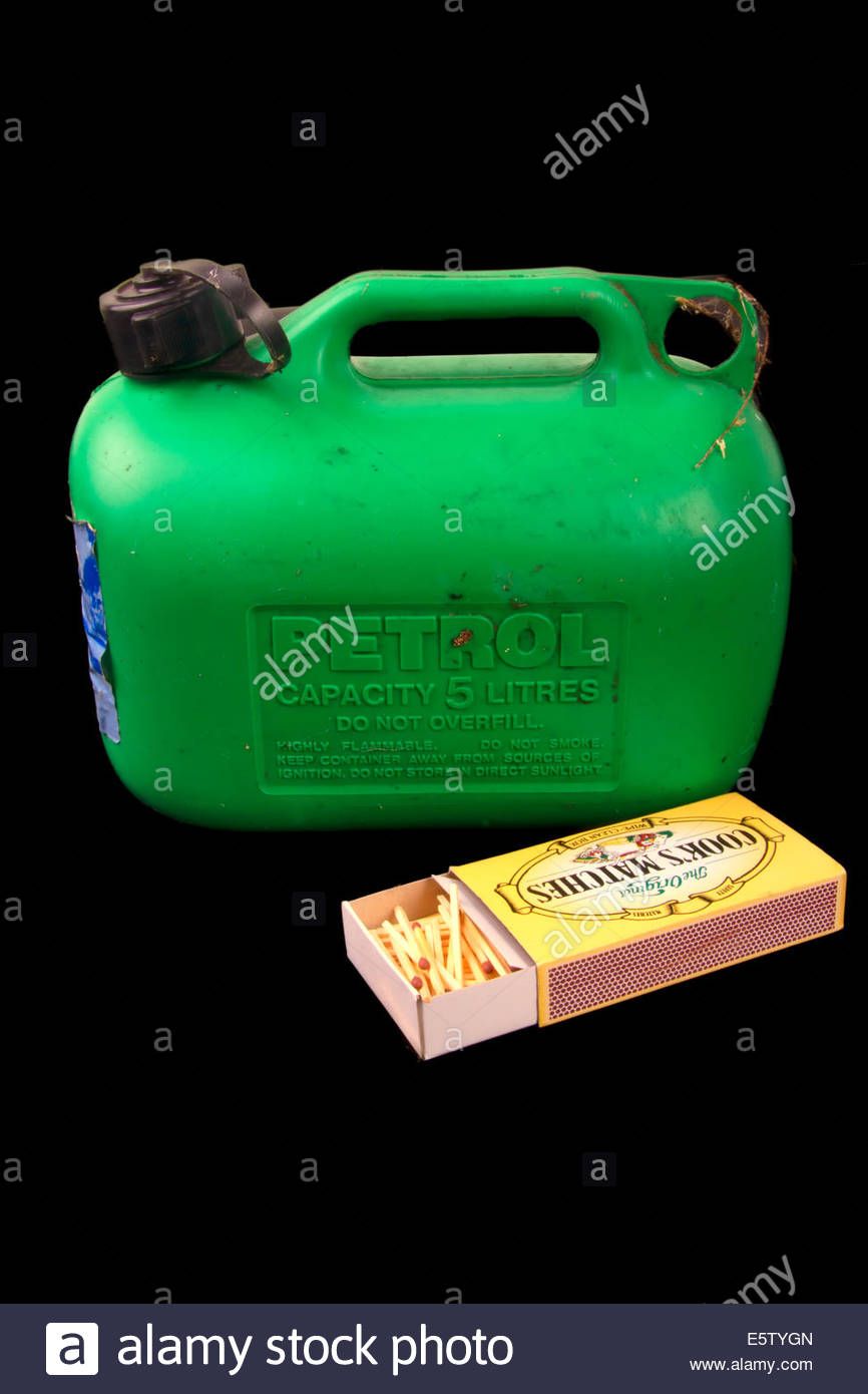 plastic-fuel-or-petrol-can-with-a-box-of-matches-E5TYGN.jpg