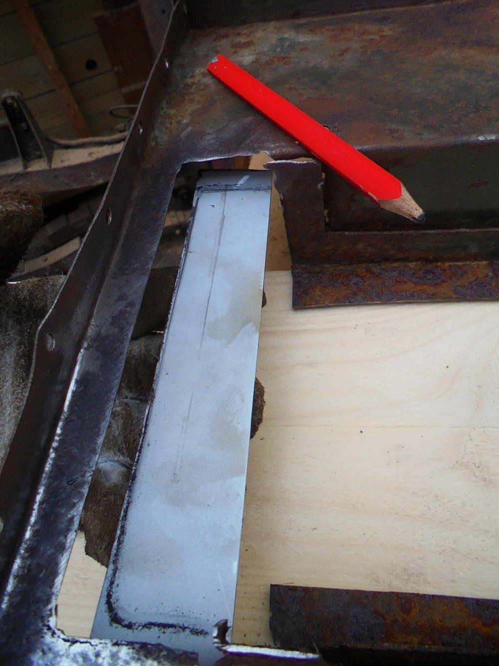1965 series 2a station wagon battery tray first repair4.JPG