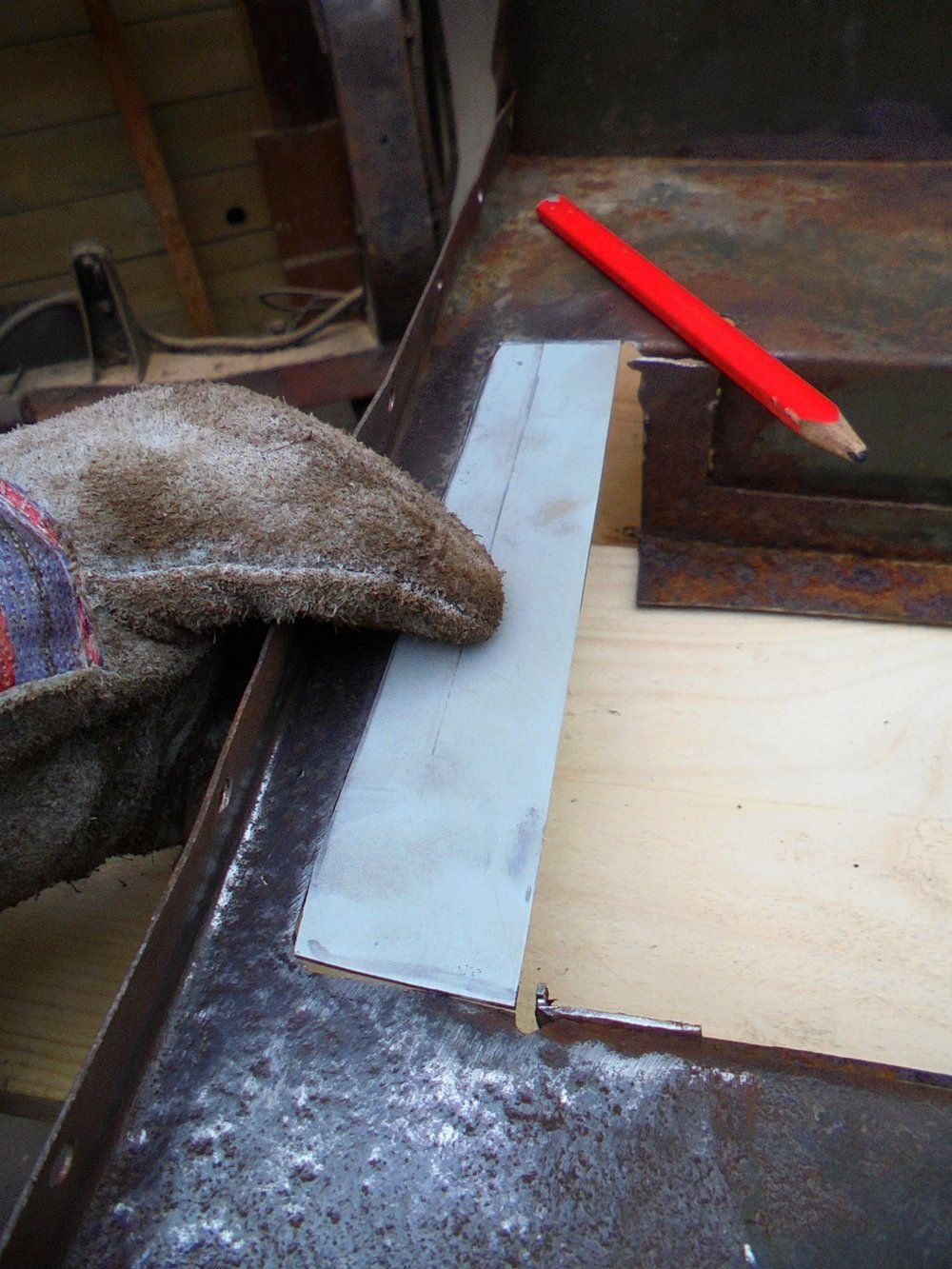 1965 series 2a station wagon battery tray first repair5.JPG