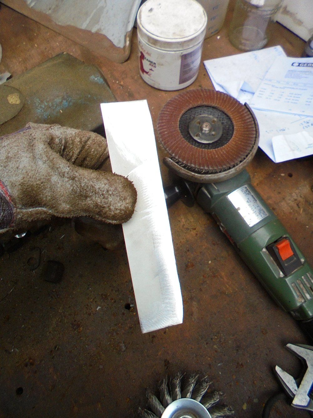 1965 series 2a station wagon battery tray first repair6.JPG