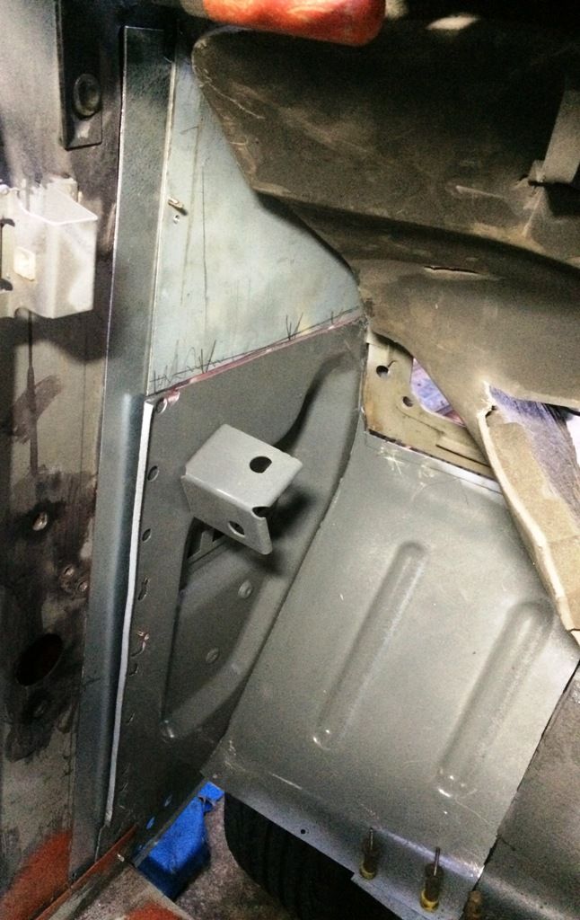 NS Bulkhead-footwell repair - ready for tack weld 4.JPG