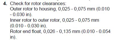 Oil Pump clearance - workshop manual.JPG